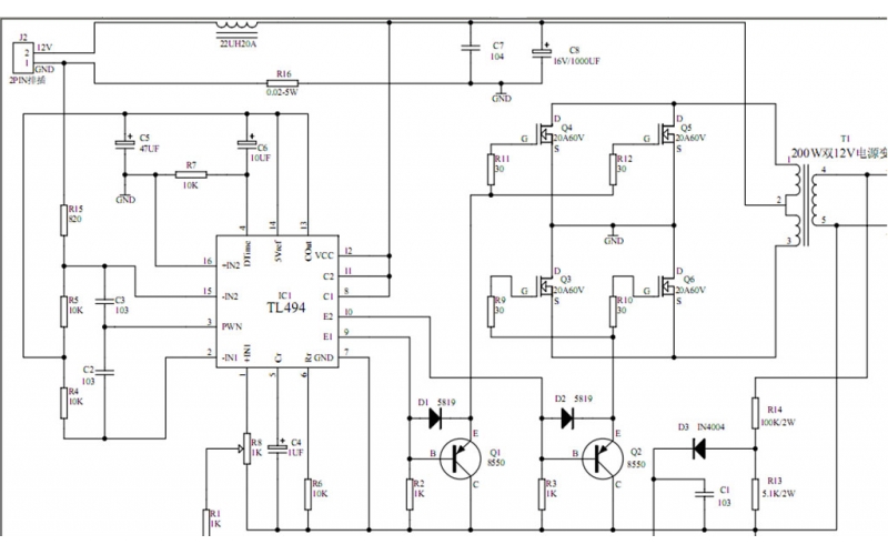 逆變器電路圖及原理講解看這里!